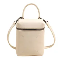 Women's Solid Color PU Sewing Thread Zipper main image 5