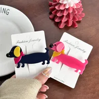 Women's Cute Dog Acetic Acid Sheets Hair Clip main image 3