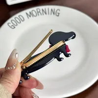 Women's Cute Dog Acetic Acid Sheets Hair Clip main image 4
