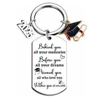Simple Style Letter Number 201 Stainless Steel Unisex Keychain sku image 1