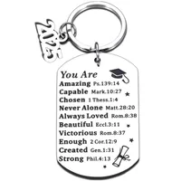 Simple Style Letter Number 201 Stainless Steel Unisex Keychain sku image 12