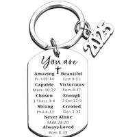 Simple Style Letter Number 201 Stainless Steel Unisex Keychain sku image 14