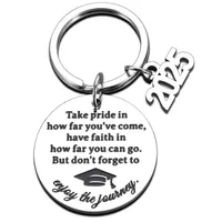 Simple Style Letter Number 201 Stainless Steel Unisex Keychain sku image 3