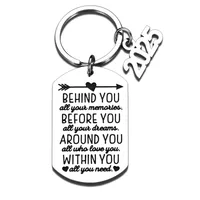 Simple Style Letter Number 201 Stainless Steel Unisex Keychain sku image 15