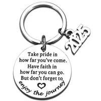 Simple Style Letter Number 201 Stainless Steel Unisex Keychain sku image 4