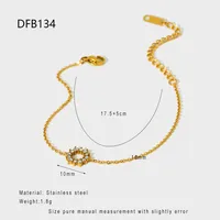 Elegant Modern Style Geometric 304 Stainless Steel Plating Zircon Women's Bracelets sku image 5
