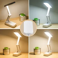 Foldable Portable Led Eye-protection Desk Lamp Travel Case Three-level Color Temperature Adjustment Charging Plugging Use main image 5
