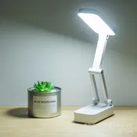 Foldable Portable Led Eye-protection Desk Lamp Travel Case Three-level Color Temperature Adjustment Charging Plugging Use sku image 1