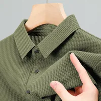 Men's  Short Sleeve Men's Polo Shirts Casual Solid Color main image 1