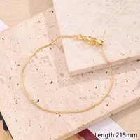 Casual Basic Simple Style Simple Copper Polishing Plating 18K Gold Plated White Gold Plated Silver Plated Jewelry Accessories main image 4