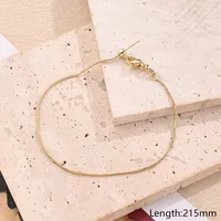 Casual Basic Simple Style Simple Copper Polishing Plating 18K Gold Plated White Gold Plated Silver Plated Jewelry Accessories main image 3