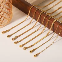 Simple Style Classic Style Solid Color 304 Stainless Steel Titanium Steel 18K Gold Plated Women's Bracelets main image 1