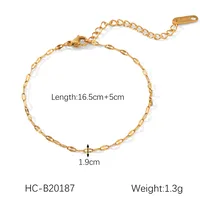 Simple Style Classic Style Solid Color 304 Stainless Steel Titanium Steel 18K Gold Plated Women's Bracelets main image 2