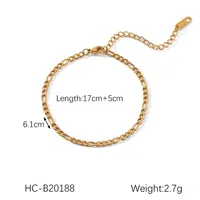 Simple Style Classic Style Solid Color 304 Stainless Steel Titanium Steel 18K Gold Plated Women's Bracelets main image 5