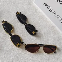 Hip-Hop Vacation Oval Pc Resin Toad Glasses Avaitor Full Frame Glasses main image 3