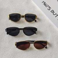 Hip-Hop Vacation Oval Pc Resin Toad Glasses Avaitor Full Frame Glasses main image 2