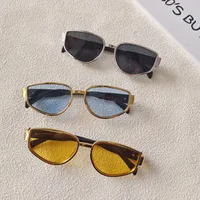 Hip-Hop Vacation Oval Pc Resin Toad Glasses Avaitor Full Frame Glasses main image 1