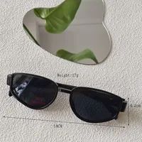 Hip-Hop Vacation Oval Pc Resin Toad Glasses Avaitor Full Frame Glasses main image 5