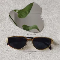 Hip-Hop Vacation Oval Pc Resin Toad Glasses Avaitor Full Frame Glasses sku image 4