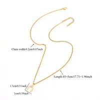 Elegant Simple Style Classic Style Horseshoe 201 Stainless Steel Copper Women's Pendant Necklace main image 2