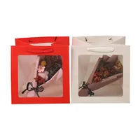 Cute Romantic Solid Color White Card Storage Bag main image 5