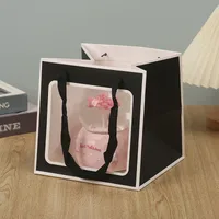 Cute Romantic Solid Color White Card Storage Bag sku image 14