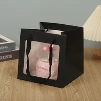 Cute Romantic Solid Color White Card Storage Bag sku image 20