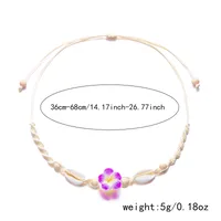 Hawaiian Tropical Modern Style Flower Shell Women's Necklace main image 2
