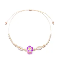 Hawaiian Tropical Modern Style Flower Shell Women's Necklace main image 10