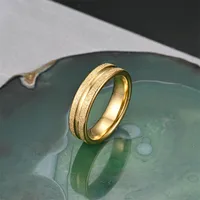Simple Style Waves 304 Stainless Steel Plating Unisex Rings Anxiety Ring main image 4