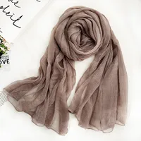 Women's Chinoiserie Ethnic Style Stripe Artificial Cotton  Silk Nylon Silk Scarf sku image 7