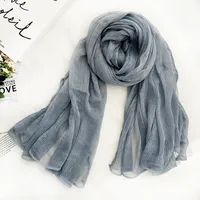 Women's Chinoiserie Ethnic Style Stripe Artificial Cotton  Silk Nylon Silk Scarf sku image 65