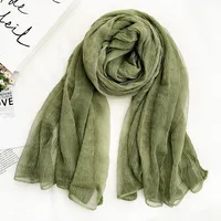 Women's Chinoiserie Ethnic Style Stripe Artificial Cotton  Silk Nylon Silk Scarf sku image 61