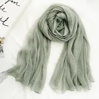 Women's Chinoiserie Ethnic Style Stripe Artificial Cotton  Silk Nylon Silk Scarf sku image 9