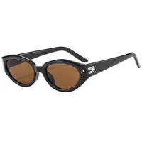 Elegant Solid Color Ac Cat Eye Full Frame Glasses main image 2