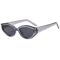 Elegant Solid Color Ac Cat Eye Full Frame Glasses main image 3