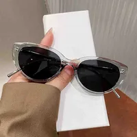 Vacation Simple Style Solid Color Ac Cat Eye Full Frame Glasses main image 1