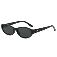 Hip-Hop Solid Color Ac Oval Frame Full Frame Glasses main image 5