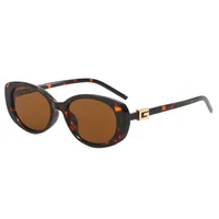 Elegant Simple Style Solid Color Ac Oval Frame Full Frame Glasses main image 3