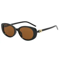 Elegant Simple Style Solid Color Ac Oval Frame Full Frame Glasses sku image 2