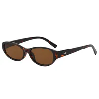 Hip-Hop Solid Color Ac Oval Frame Full Frame Glasses sku image 6