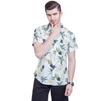 Men's Hawaiian Shirt Short Sleeve Tencel Cotton Beach Top Breathable Comfort Summer Floral Print Fluid Drape Soft Touch main image 5