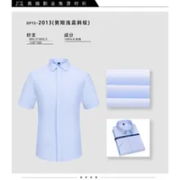 Men's Summer Short - Sleeve 100% Long - Staple Cotton Shirt - Wrinkle - Free Business Formal Office Interview Ready - To - Weartaple Cotton DP Wrinkle - Free Formal Shirt For Business, Office & Professional Interviews main image 6