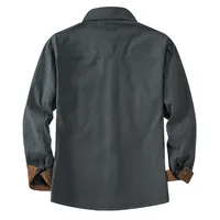 Men's Workwear Corduroy Shirt 100% Cotton Relaxed Fit Casual Button - Up With Contrast Collar & Chest Pocket (Big & Tall Sizes) main image 5