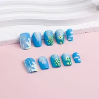 Sweet Clouds Flower ABS Press-on Nails sku image 3