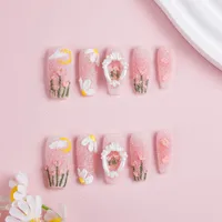 IG Style Sweet Flower ABS Press-on Nails main image 1