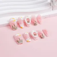 IG Style Sweet Flower ABS Press-on Nails main image 3