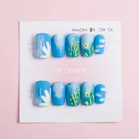 Sweet Clouds Flower ABS Press-on Nails main image 4