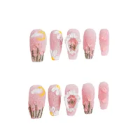 IG Style Sweet Flower ABS Press-on Nails main image 4