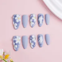 IG Style Sweet Flower ABS Press-on Nails main image 1